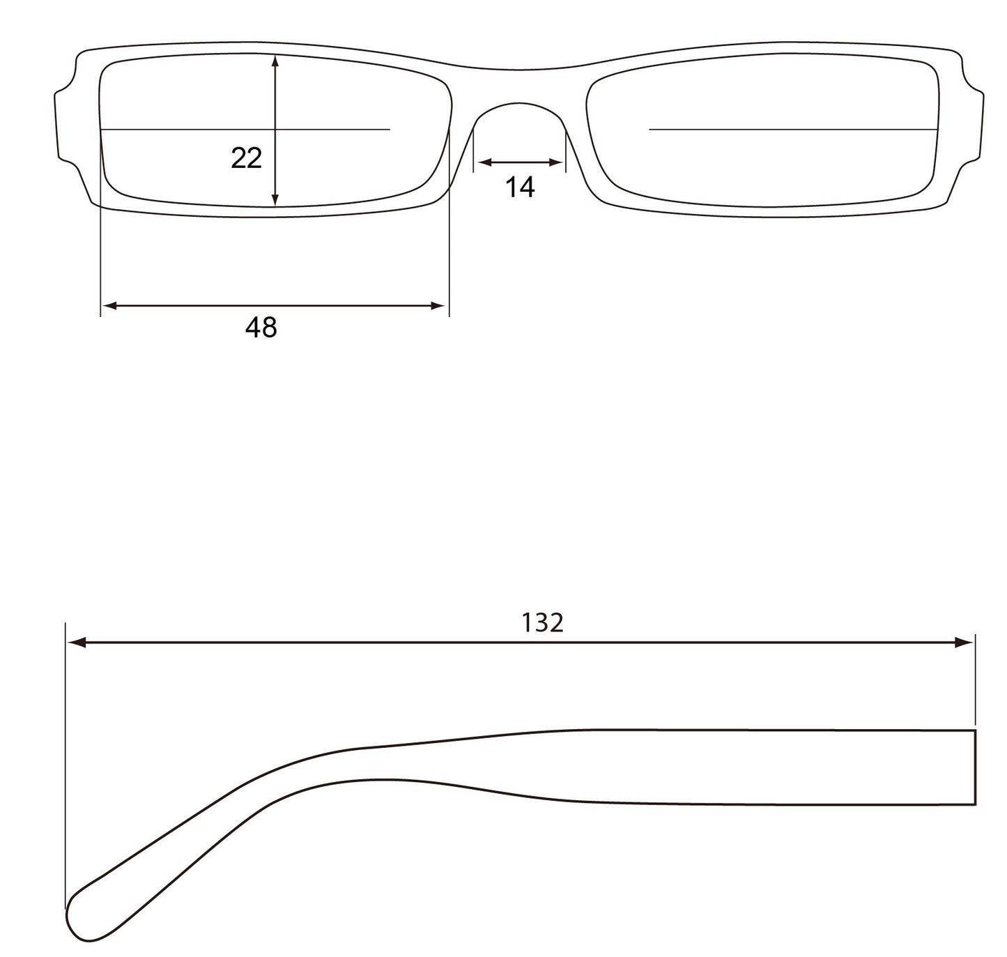 Quincy Reading Glasses **Only Available in No Power Lenses**