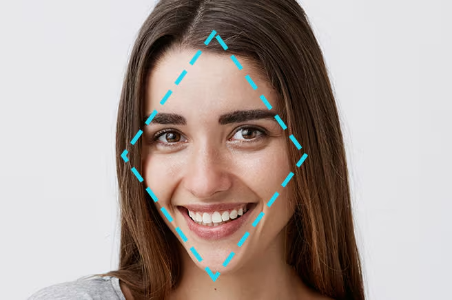 Diamond Face Shape Frames