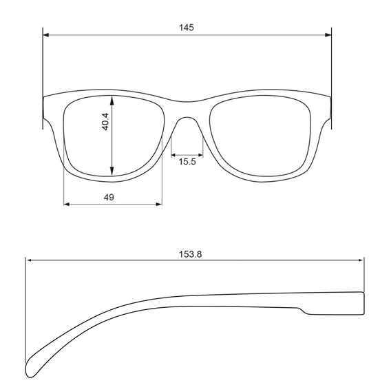 Stanley Neck Hanging Polarized Sunglasses