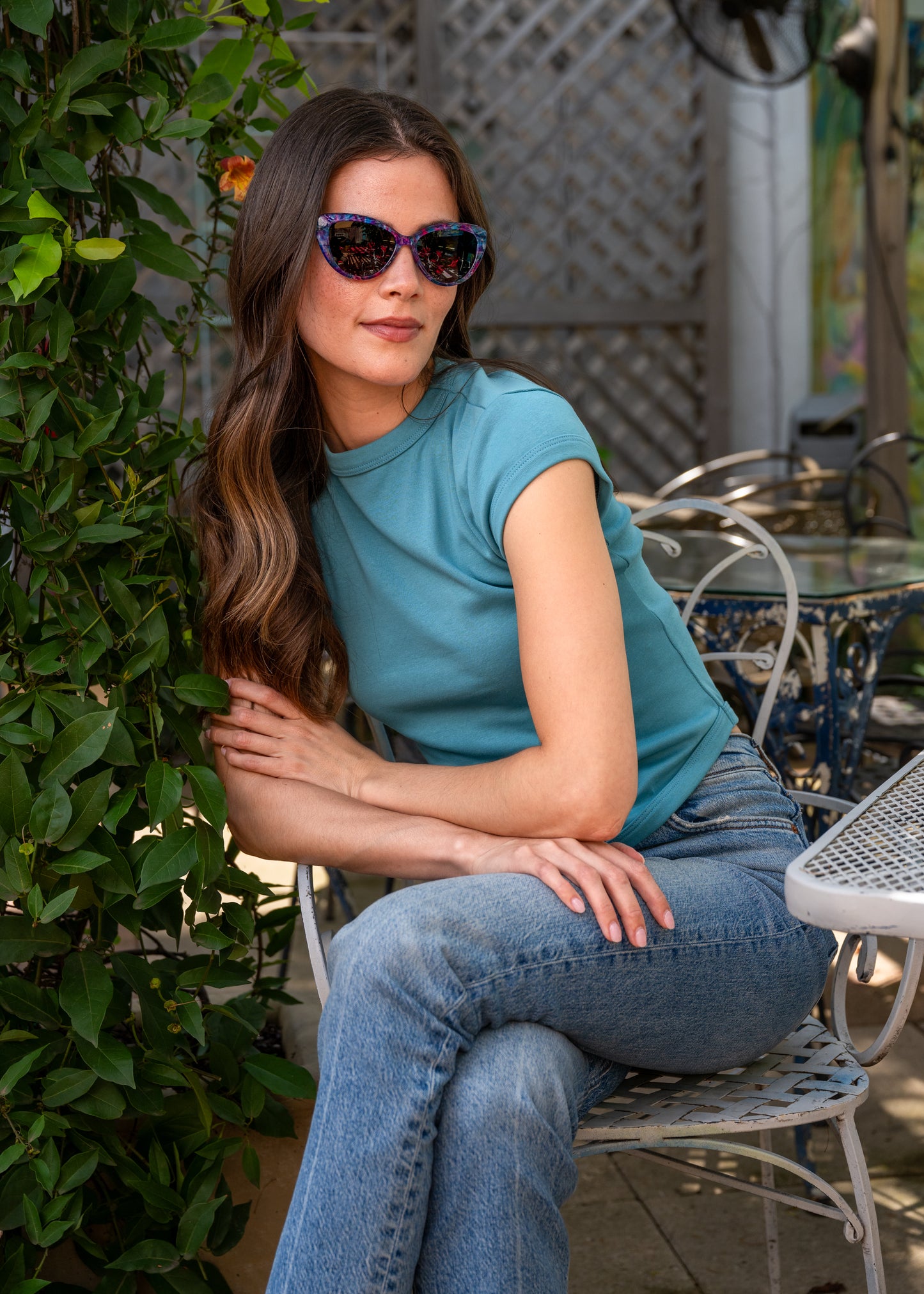 Melanie Neck Hanging Polarized Sunglasses