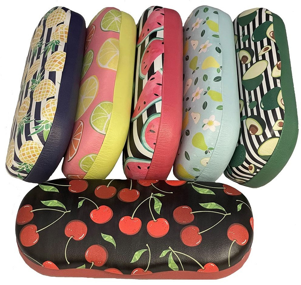 Fruit Salad Clamshell Eyeglass Case