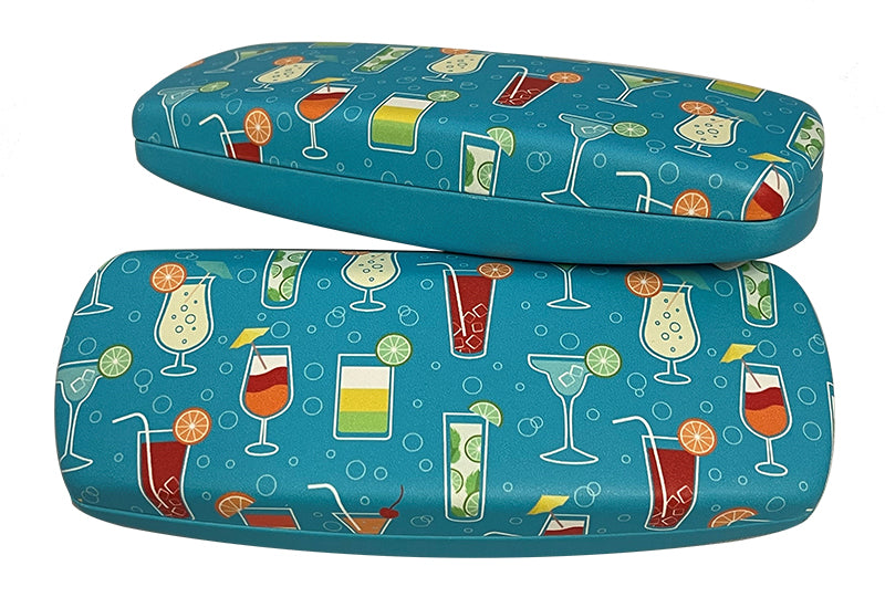 Happy Hour Clamshell Eyeglass Case