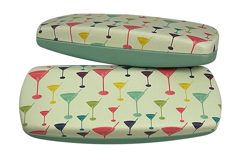 Happy Hour Clamshell Eyeglass Case