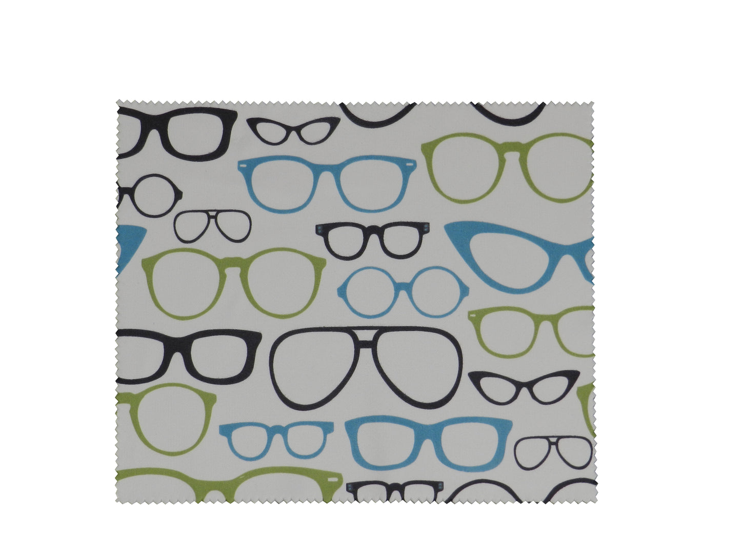Glasses Pattern Microfiber Cleaning Cloths
