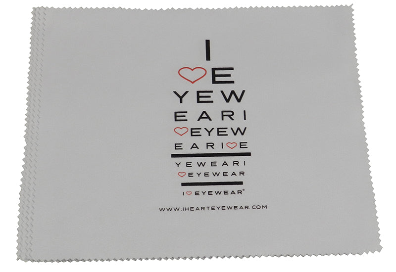 I Heart Eyewear Branded Microfiber Cleaning Cloths