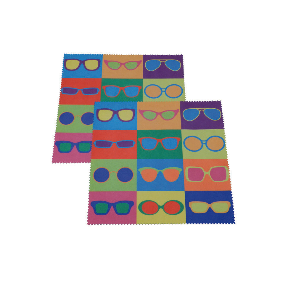 Sun Pattern Microfiber Cleaning Cloths