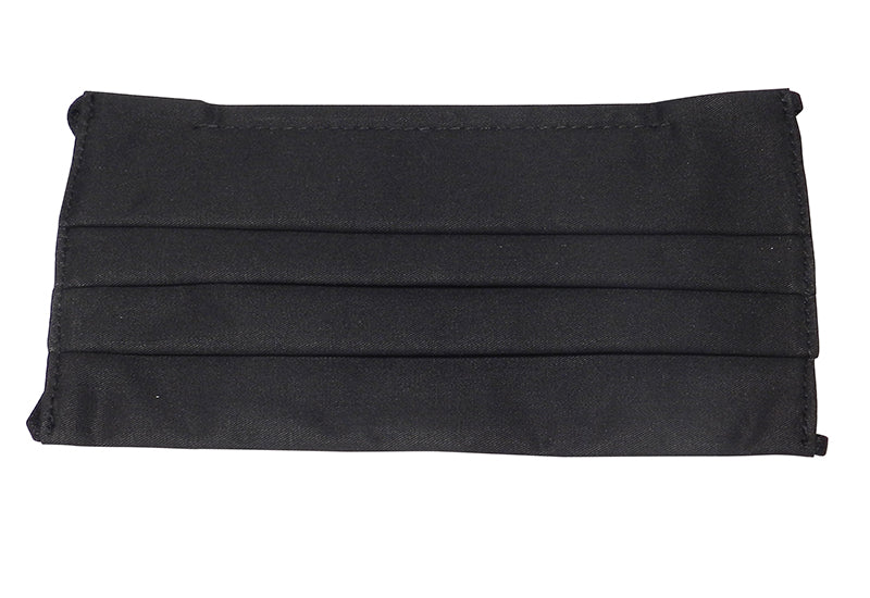 Reusable Pleated Face Mask- Black