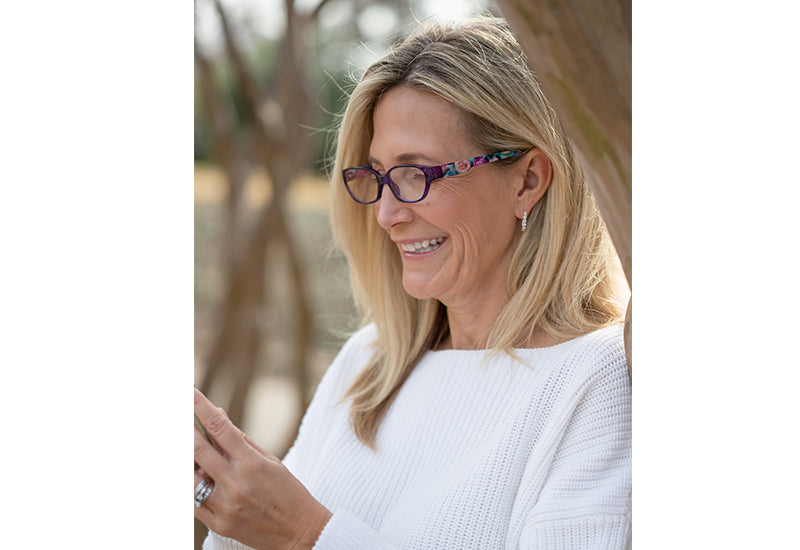 Wisteria Neck Hanging Reading Glasses