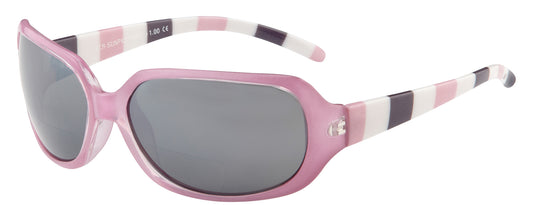 Pink Striped Bifocal Sunglasses ** Only Available in +3.00 **