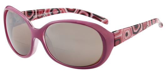 Raspberry Bifocal Sunglasses ** Only Available in +1.00 **
